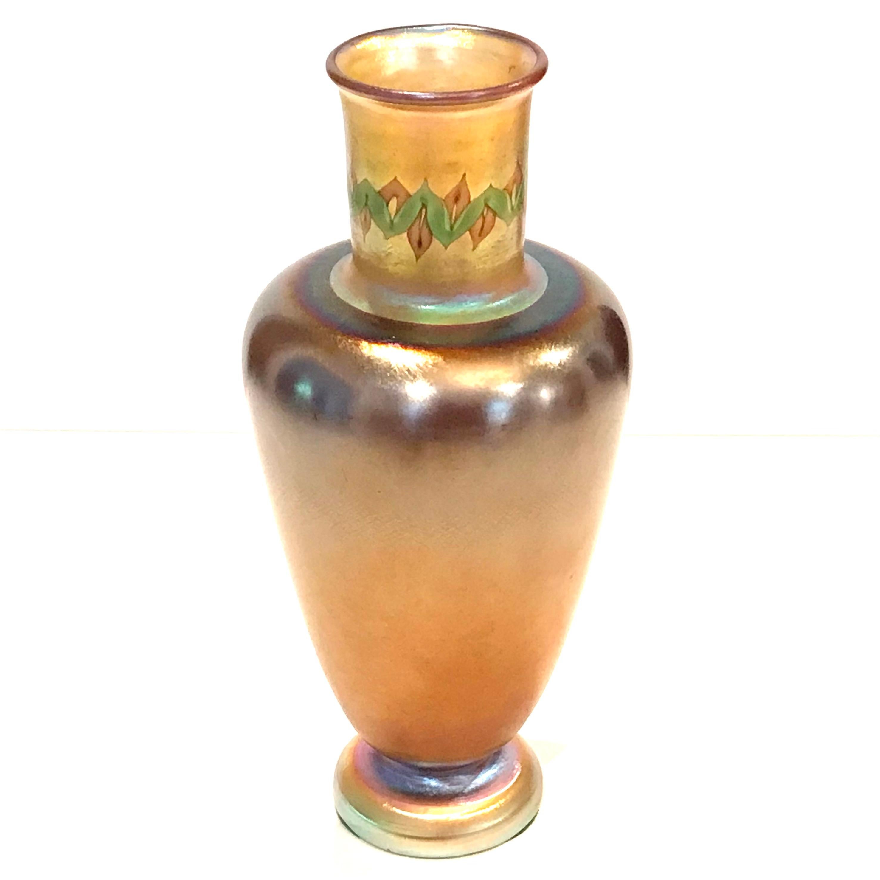 Grand vase en Favrile Tel El Amarna Tiffany Studios en vente 2