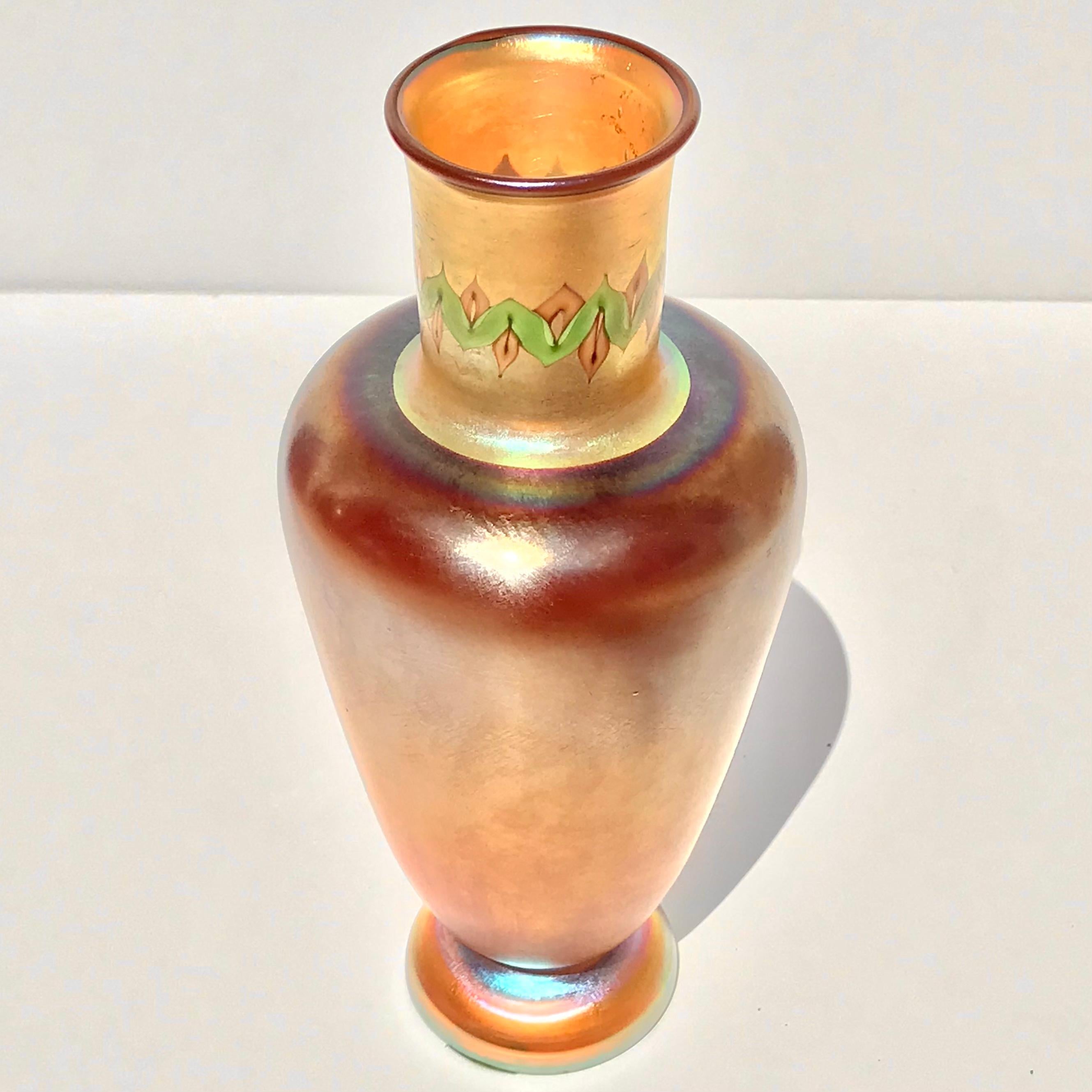 Cuit Grand vase en Favrile Tel El Amarna Tiffany Studios en vente