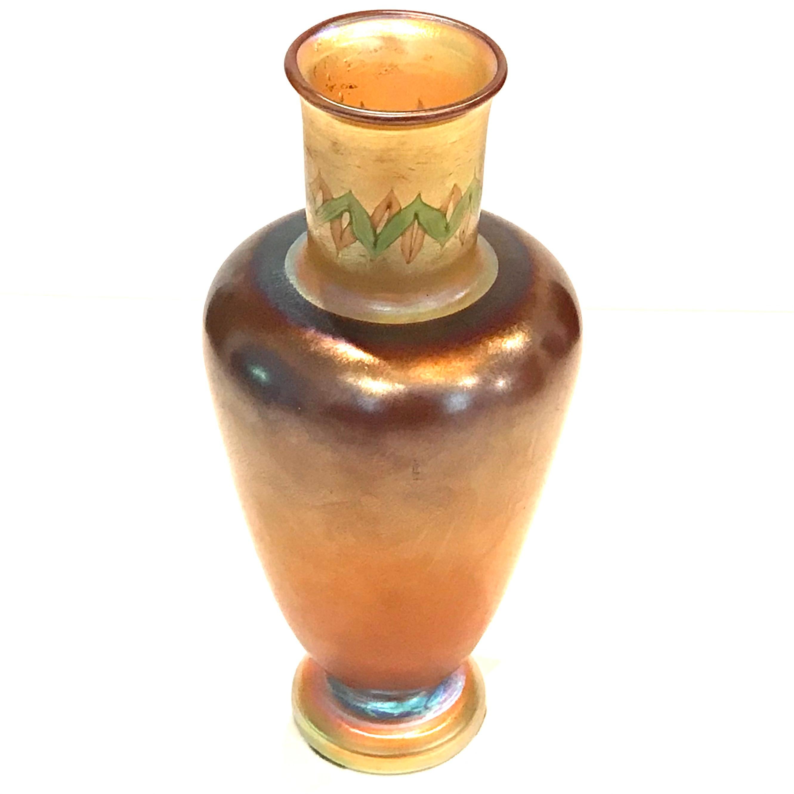 Grand vase en Favrile Tel El Amarna Tiffany Studios en vente 1