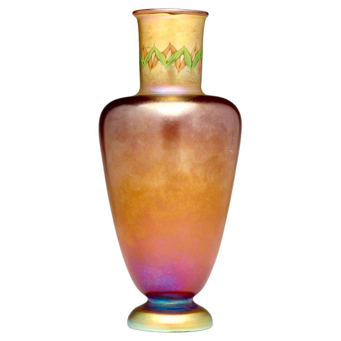 Grand vase en Favrile Tel El Amarna Tiffany Studios en vente