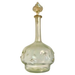 Tiffany Studios Favrille Glass Pigtail Prunt Decanter, Early 20th Century, USA