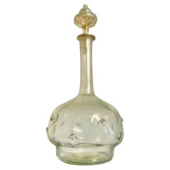 Used Tiffany Studios Favrille Glass Pigtail Prunt Decanter, Early 20th Century, USA