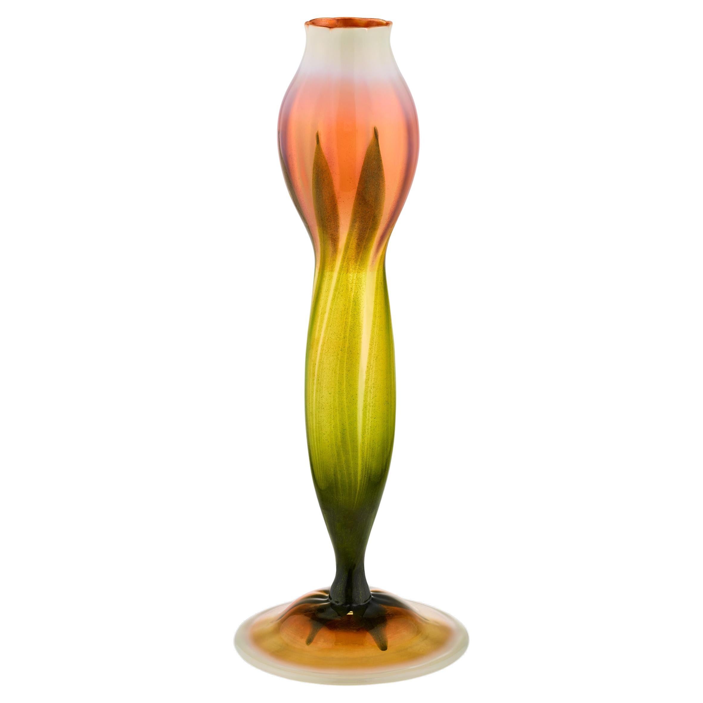 Tiffany Studios Floriform Vase in vendita