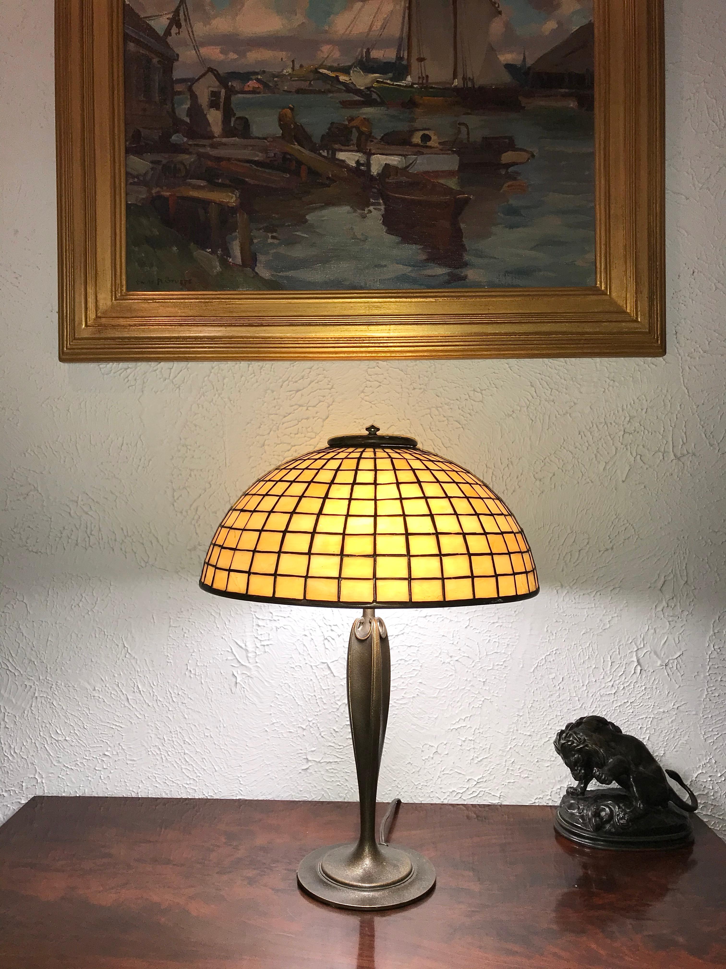 tiffany geometric lamp