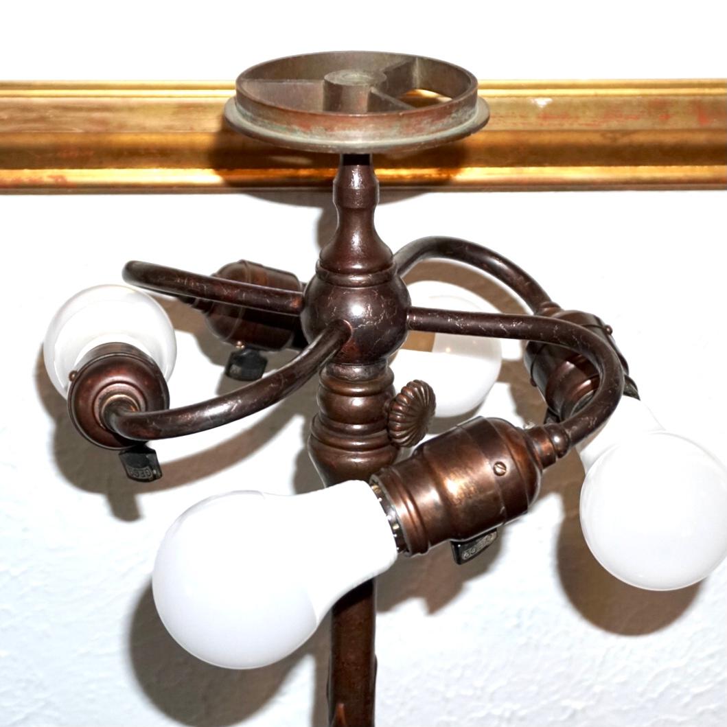 Début du 20ème siècle Tiffany Studios - Lampe de table géométrique en vente
