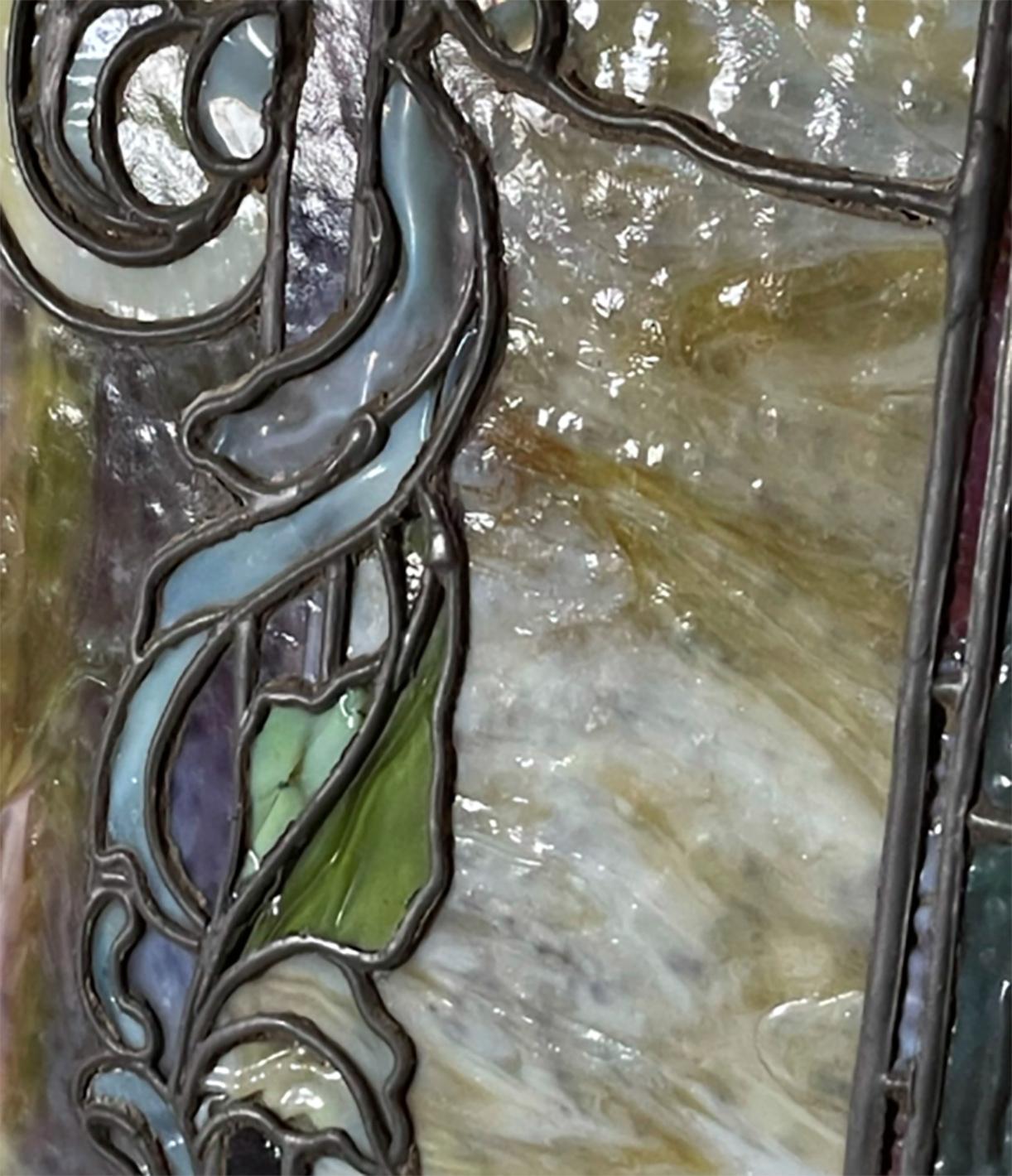 Tiffany Studios Glass Decorating New York Monumental Interior Entry For Sale 5