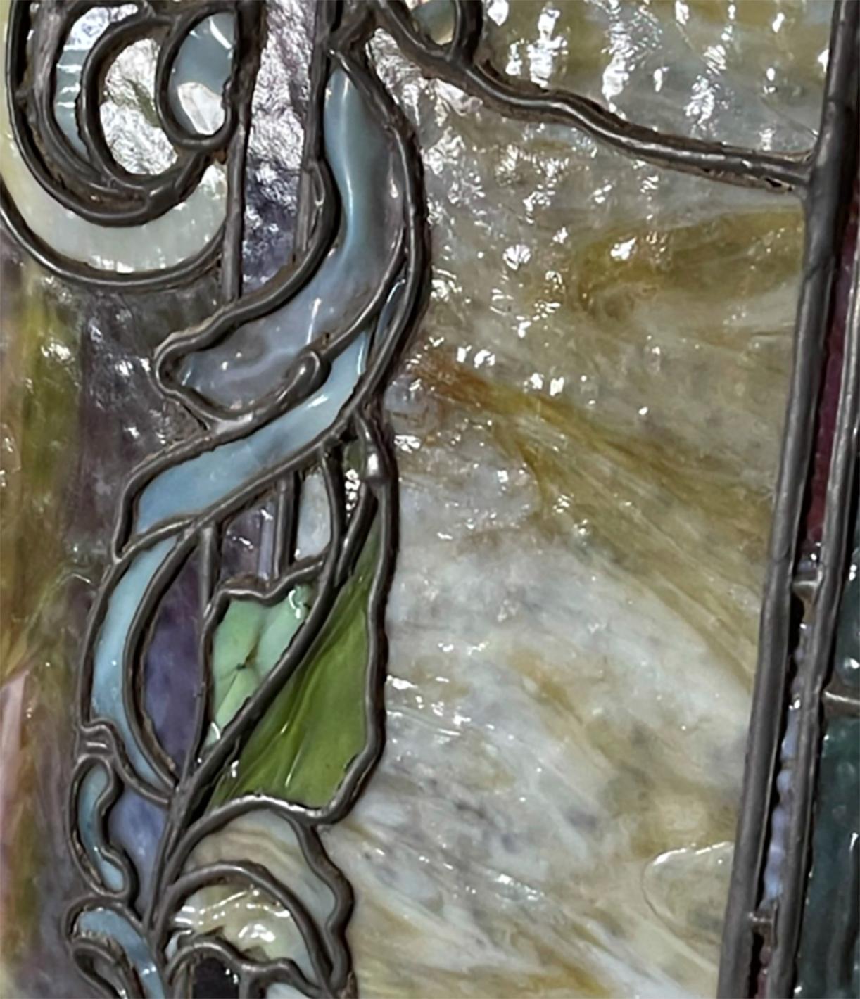 Tiffany Studios Vidrio Decoración Nueva York Monumental Entrada Interior en venta 5