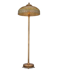 Tiffany Studios Greek Key Floor Lamp