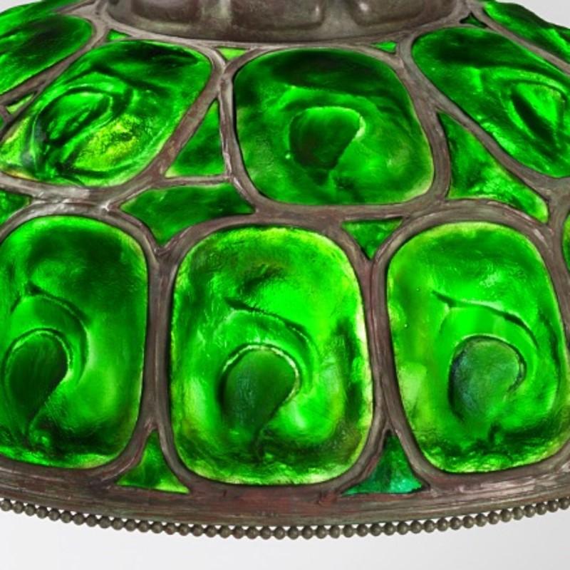 green tiffany chandelier