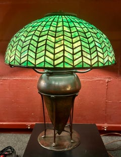 Tiffany Studios Herringbone (Zipper) Table Lamp