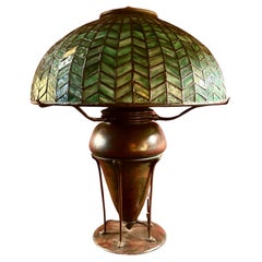 Tiffany Studios Herringbone (Zipper) Table Lamp