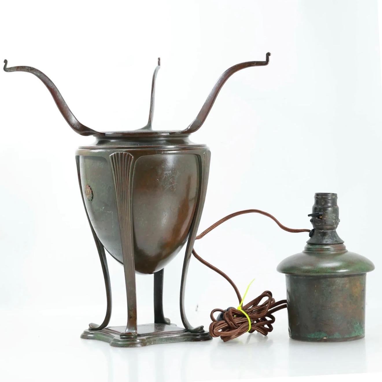 Tiffany Studios Historic Golf Trophy For Horace Rawlins Table Lamp 5