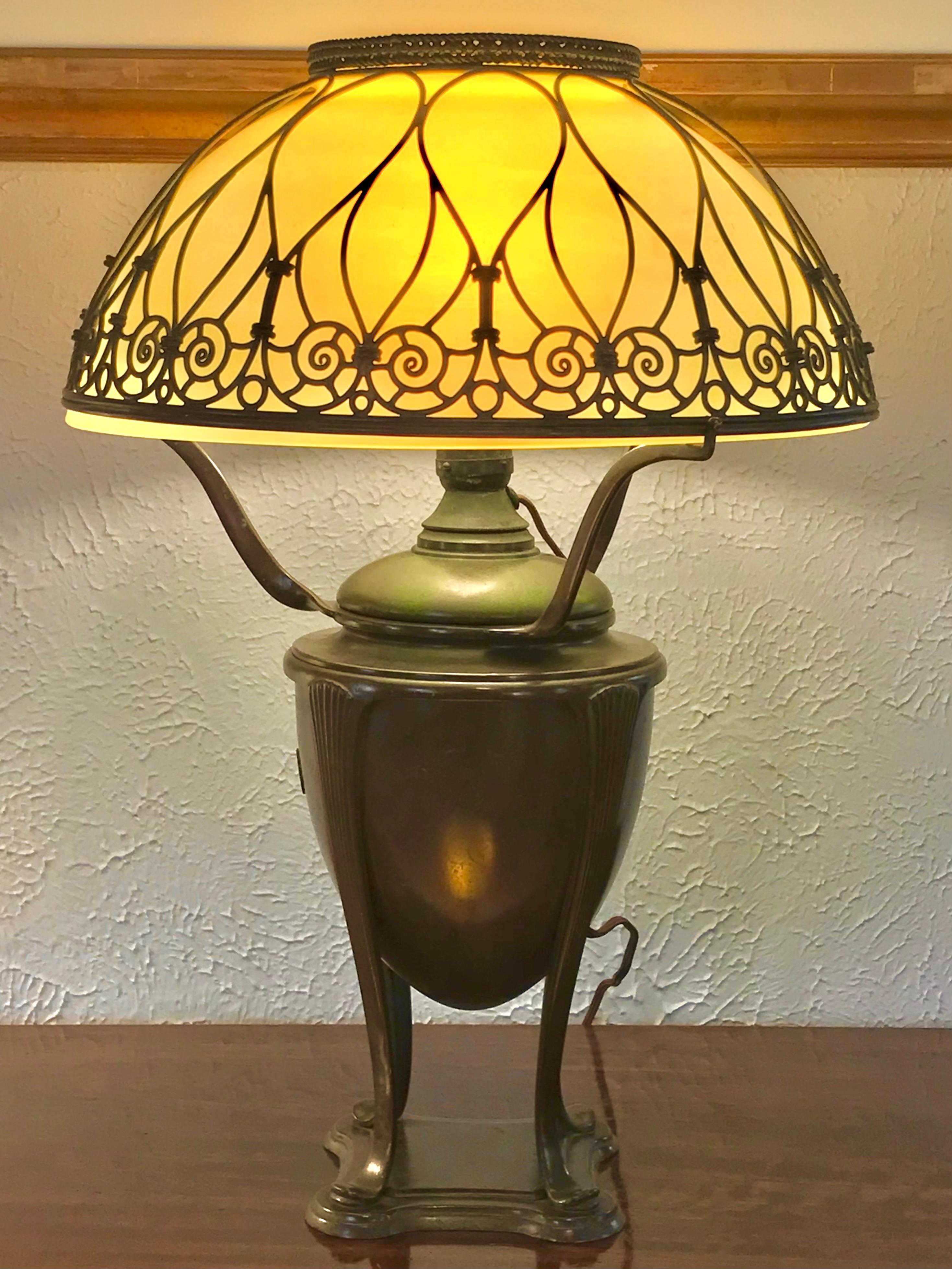 Tiffany Studios Historic Golf Trophy For Horace Rawlins Table Lamp 1