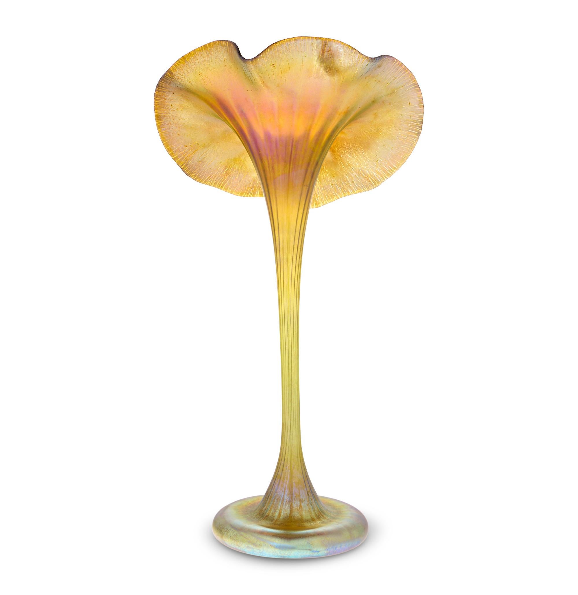 American Tiffany Studios Jack-in-the-Pulpit Vase