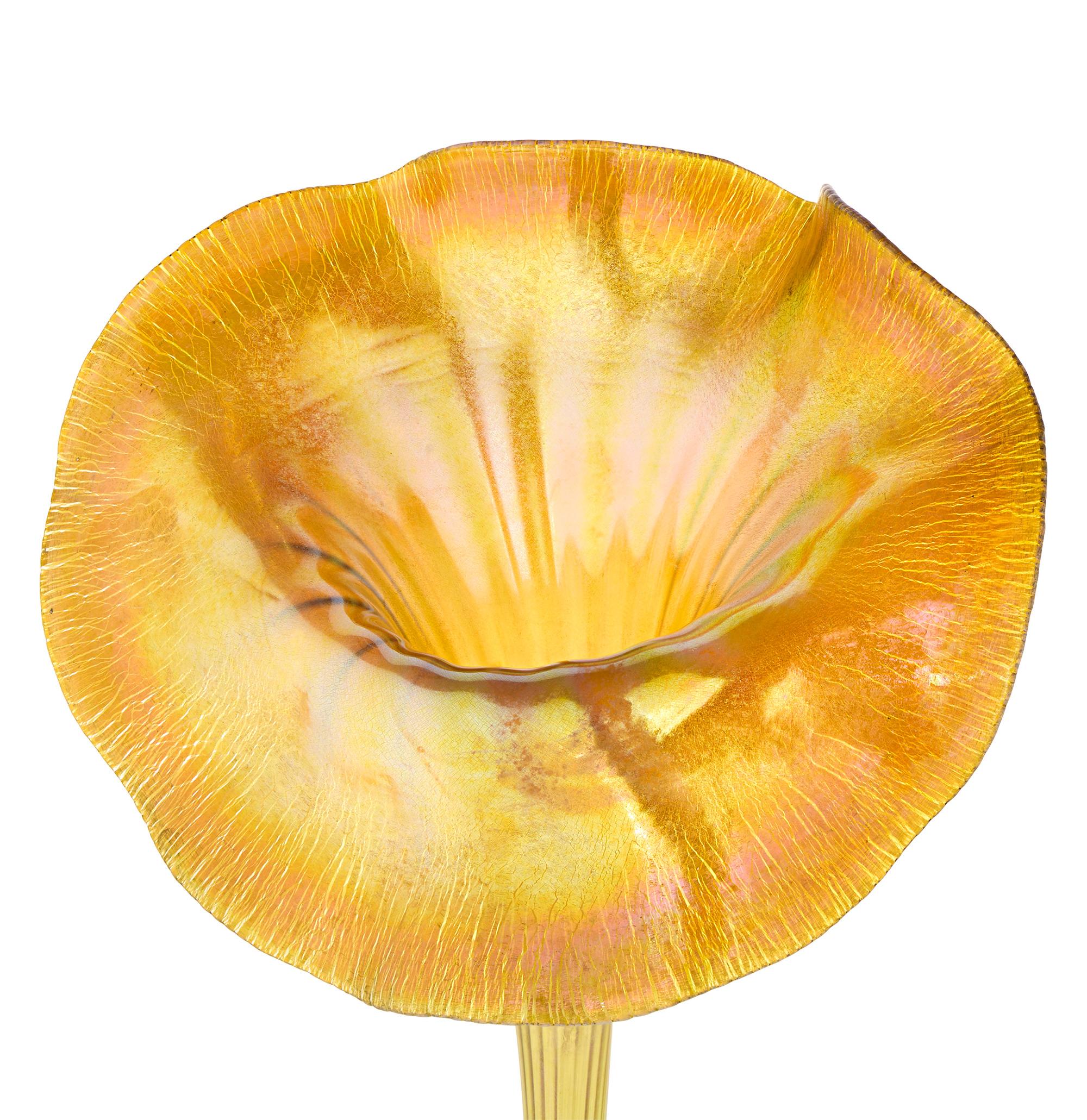 Tiffany Studios Jack-in-the-Pulpit Vase In Excellent Condition In New Orleans, LA