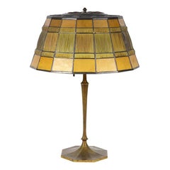 Tiffany Studios Linen-Fold Table Lamp