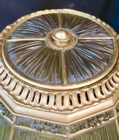 Tiffany Studios Linenfold Lamp