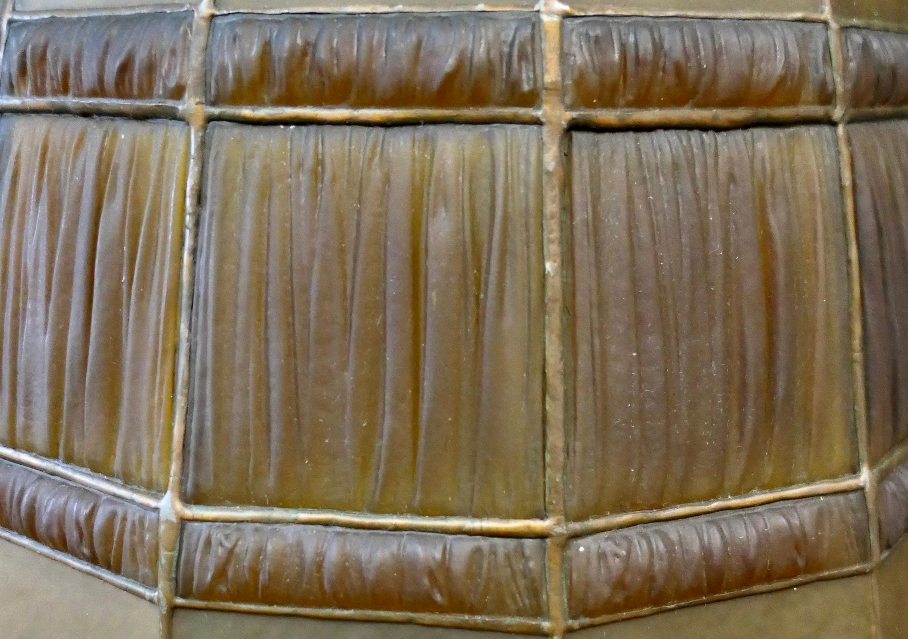 Tiffany Studios Linenfold Lamp In Good Condition In Bronx, NY