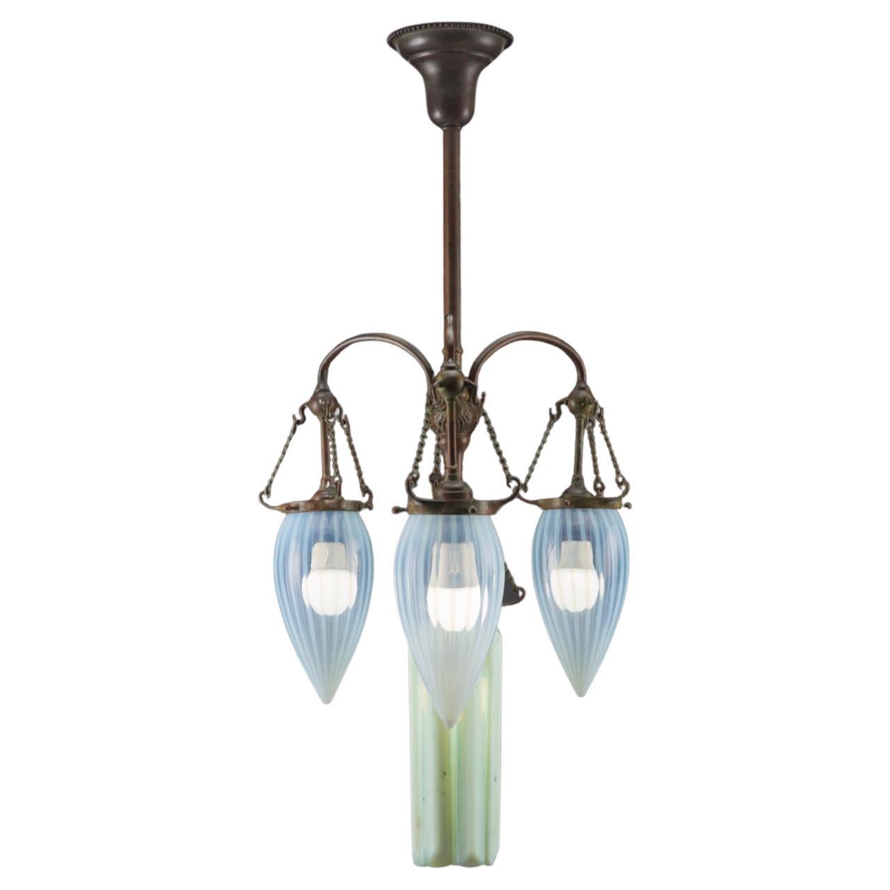 Tiffany Studios Moorish Chandelier Lamp