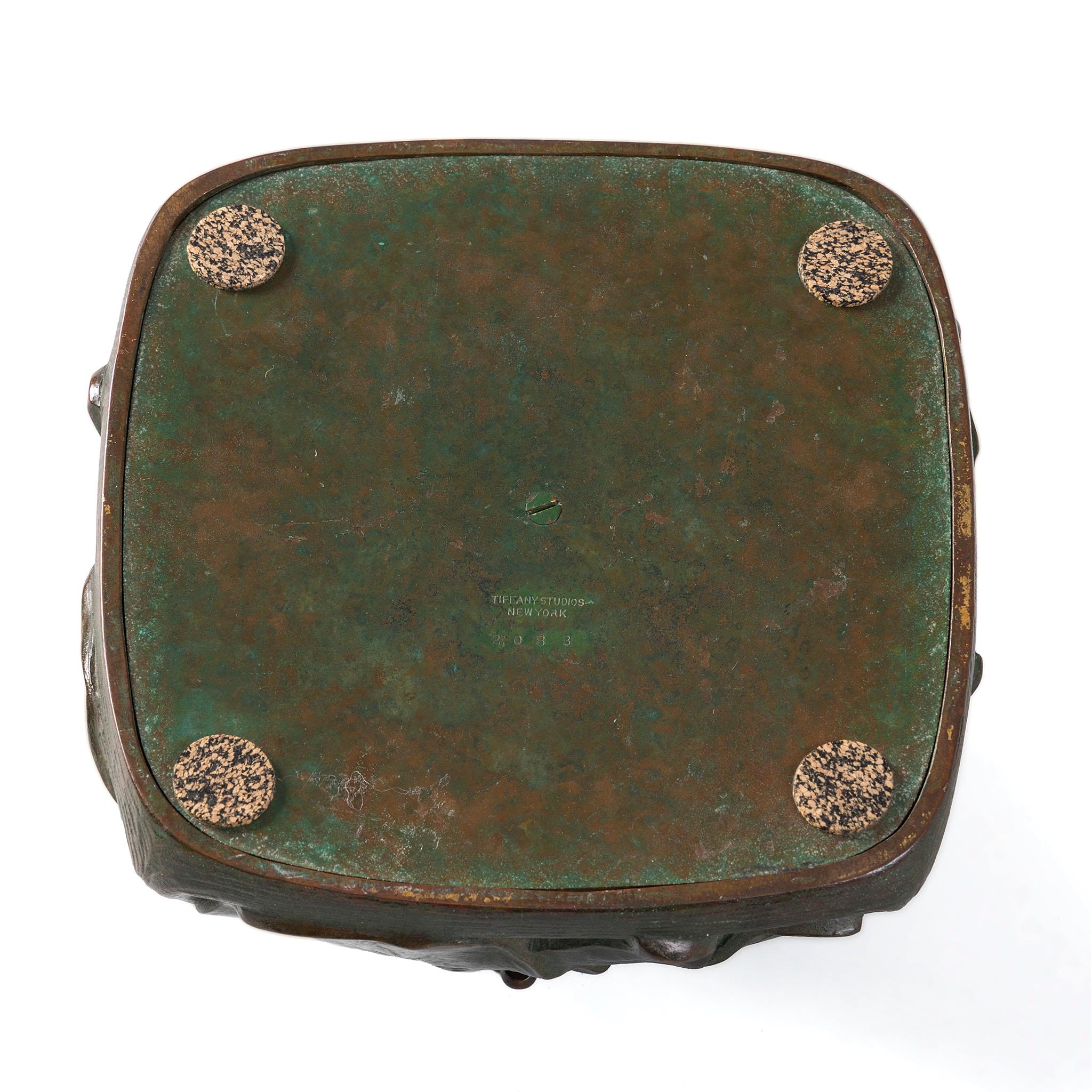 Tiffany Studios New York 7-teiliges Schreibtisch-Set „Pond Lily“ von Tiffany im Angebot 7
