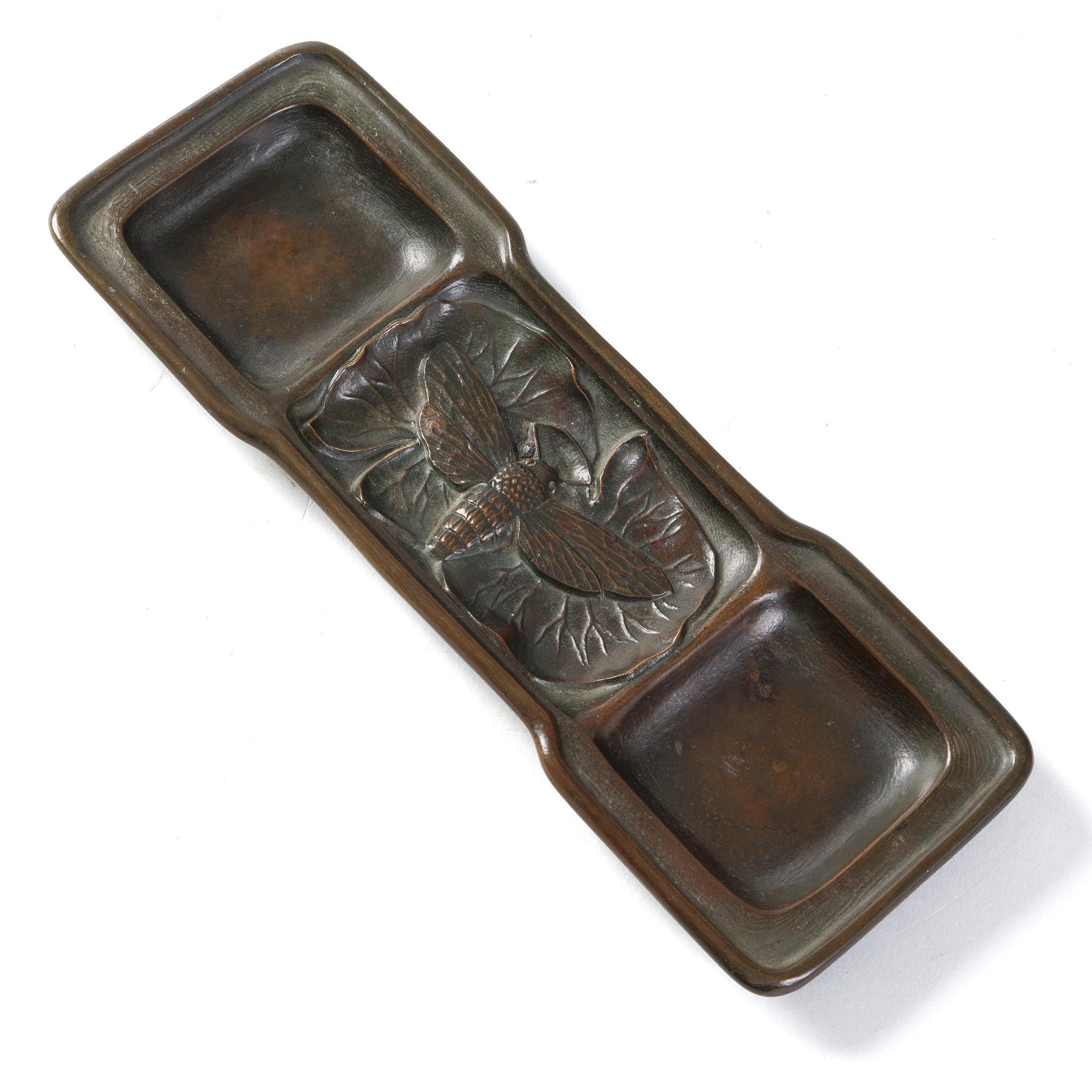 Tiffany Studios New York 7-teiliges Schreibtisch-Set „Pond Lily“ von Tiffany (20. Jahrhundert) im Angebot