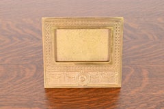 Tiffany Studios New York Adam Bronze Doré Desk Calendar Frame or Picture Frame