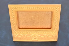 Tiffany Studios New York Adam Bronze Doré Desk Calendar Frame or Picture Frame