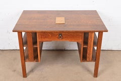 Tiffany Studios New York Adam Bronze Doré Notepad Holder, Circa 1910