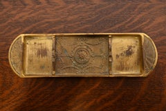 Tiffany Studios New York Adam Bronze Doré Pen Tray