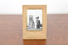 Tiffany Studios New York Adam Bronze Doré Picture Frame