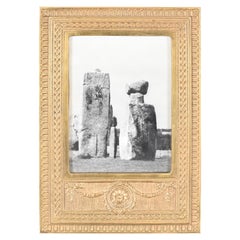 Tiffany Studios New York Adam Bronze Doré Picture Frame
