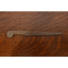 Tiffany Studios New York Adam Bronze Letter Opener