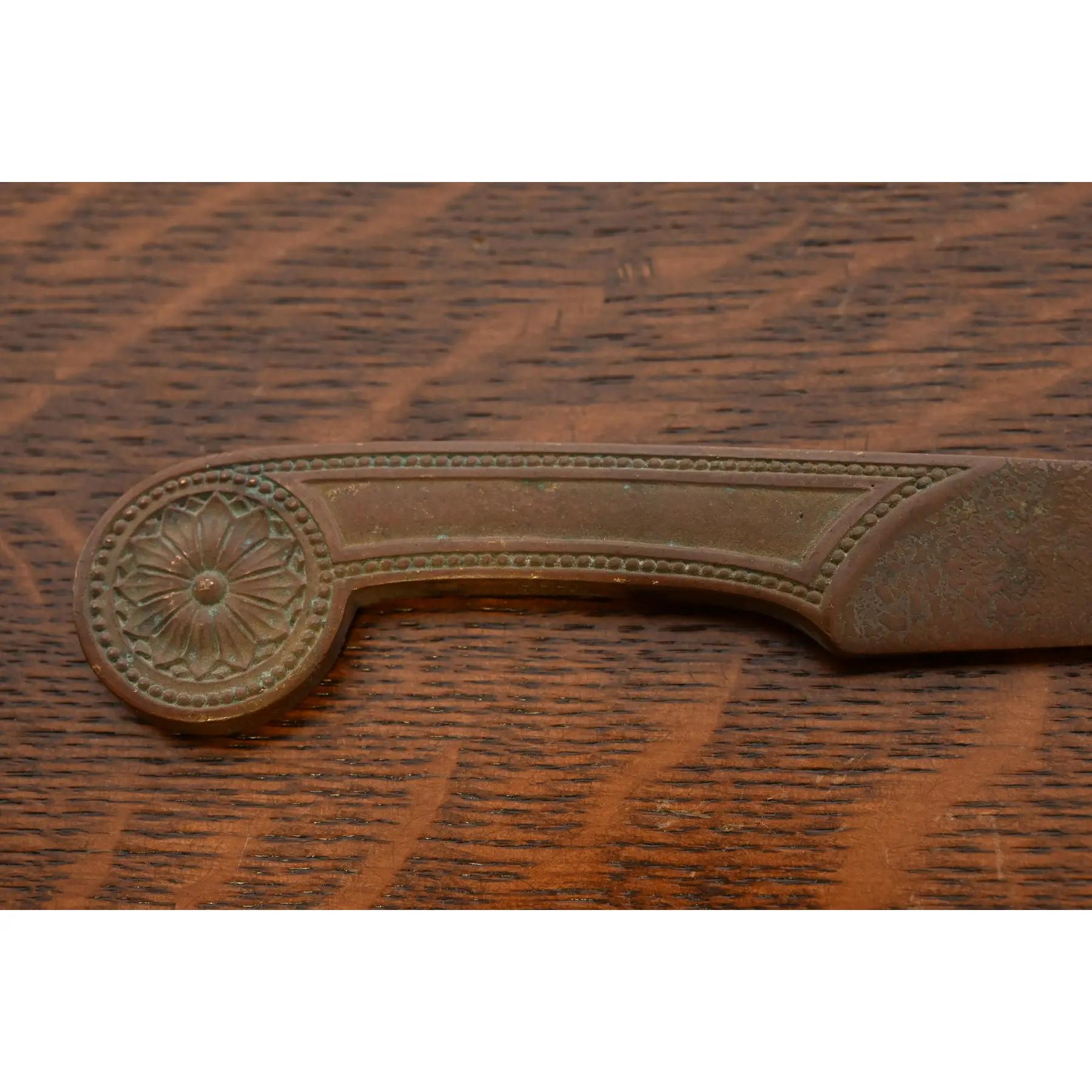 Tiffany Studios New York Adam Bronze Brieföffner im Angebot 3