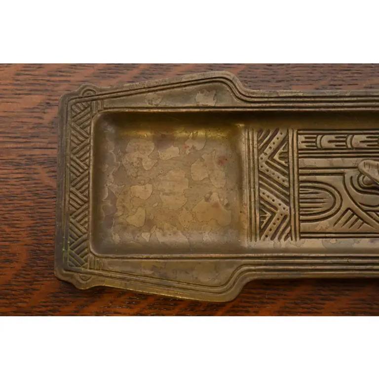 Tiffany Studios New York Indianer Bronze Stifttablett im Angebot 1