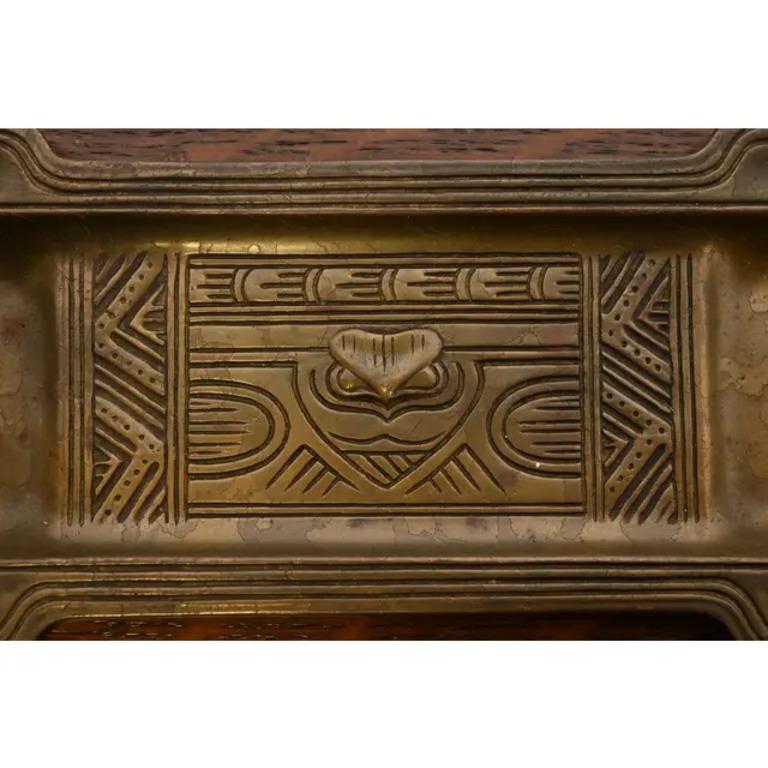 Tiffany Studios New York Indianer Bronze Stifttablett im Angebot 2