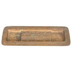 Tiffany Studios New York Art Deco Bronze Pen Tray