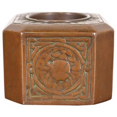 Tiffany Studios New York Art Deco Zodiac Pen Brush Holder