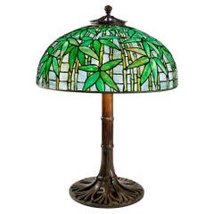 Used Tiffany Studios New York "Bamboo" Table Lamp