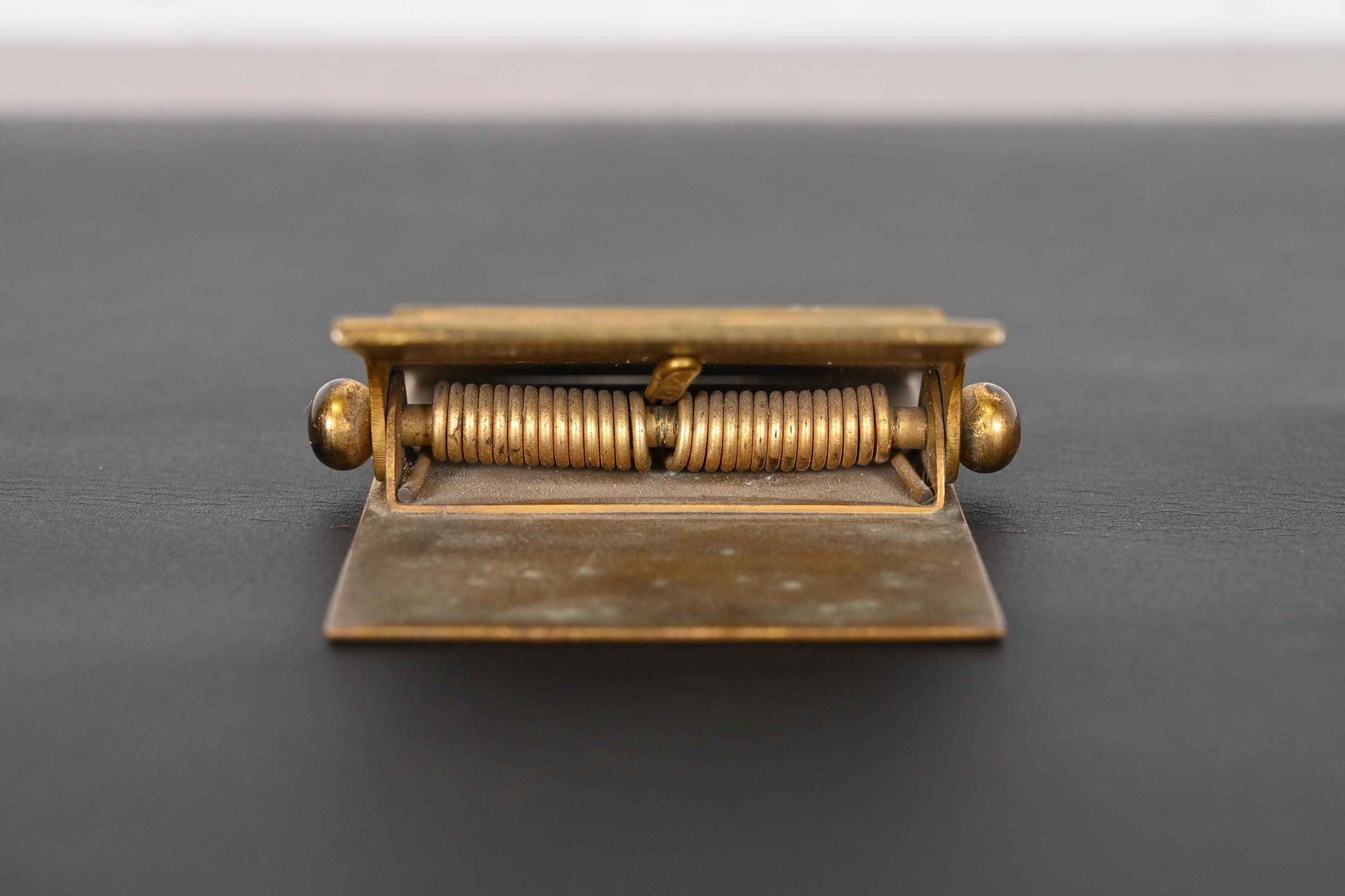 Tiffany Studios New York Bookmark Bronze Large Paper Clip For Sale 2