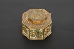 Tiffany Studios New York Bookmark Pattern Bronze Inkwell