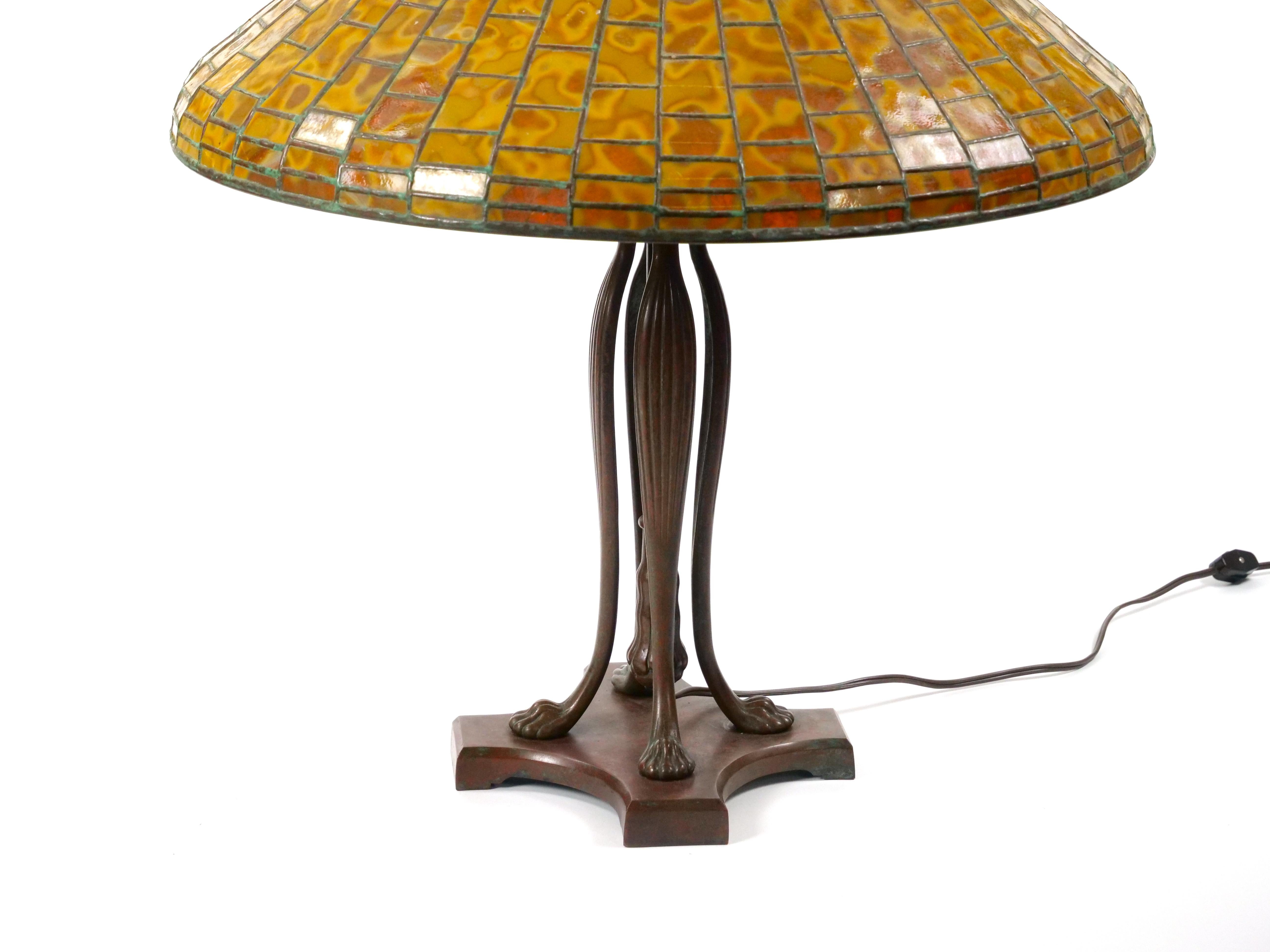 Tiffany Studios New York Bronze Base 