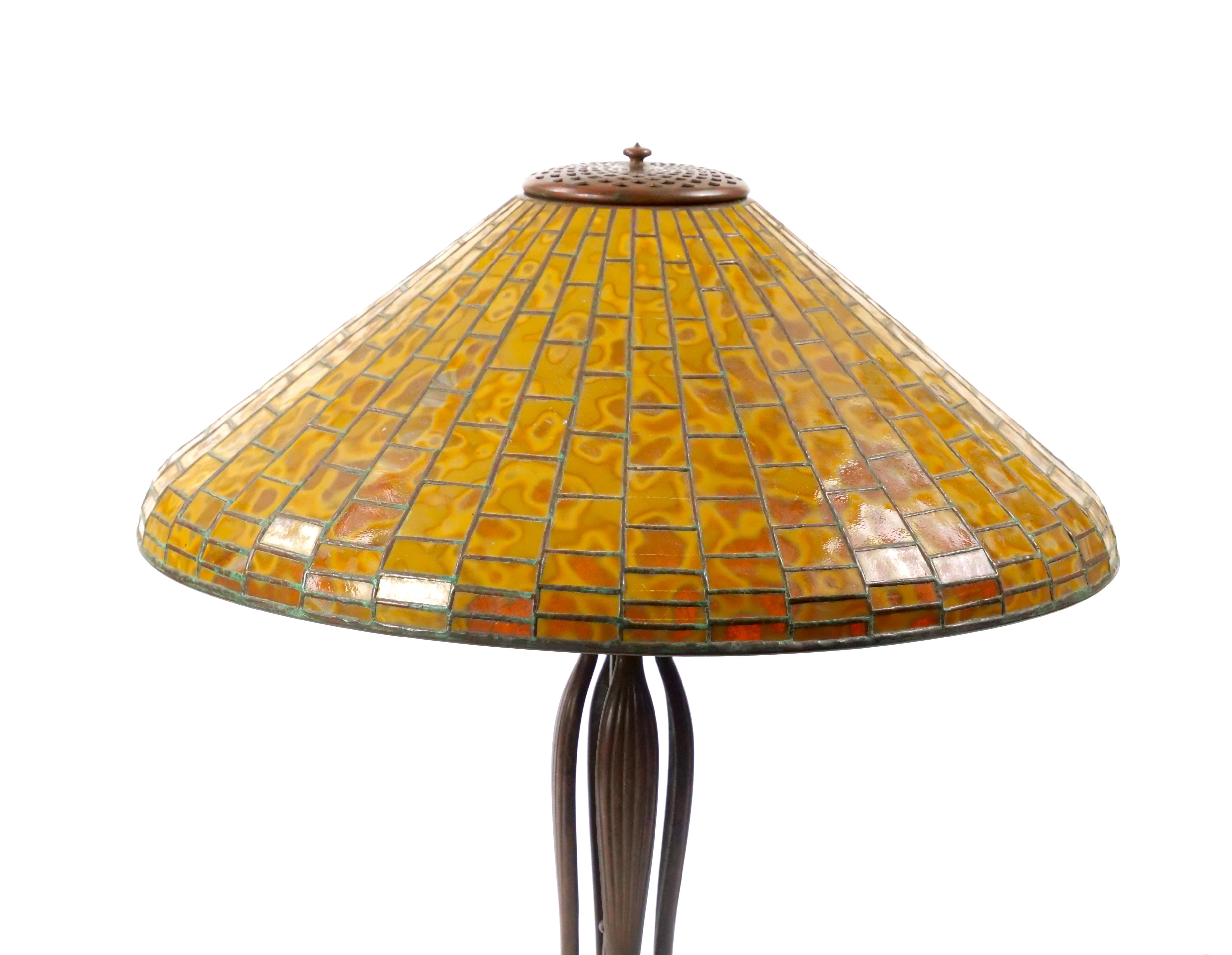 Tiffany Studios New York Bronze Base 