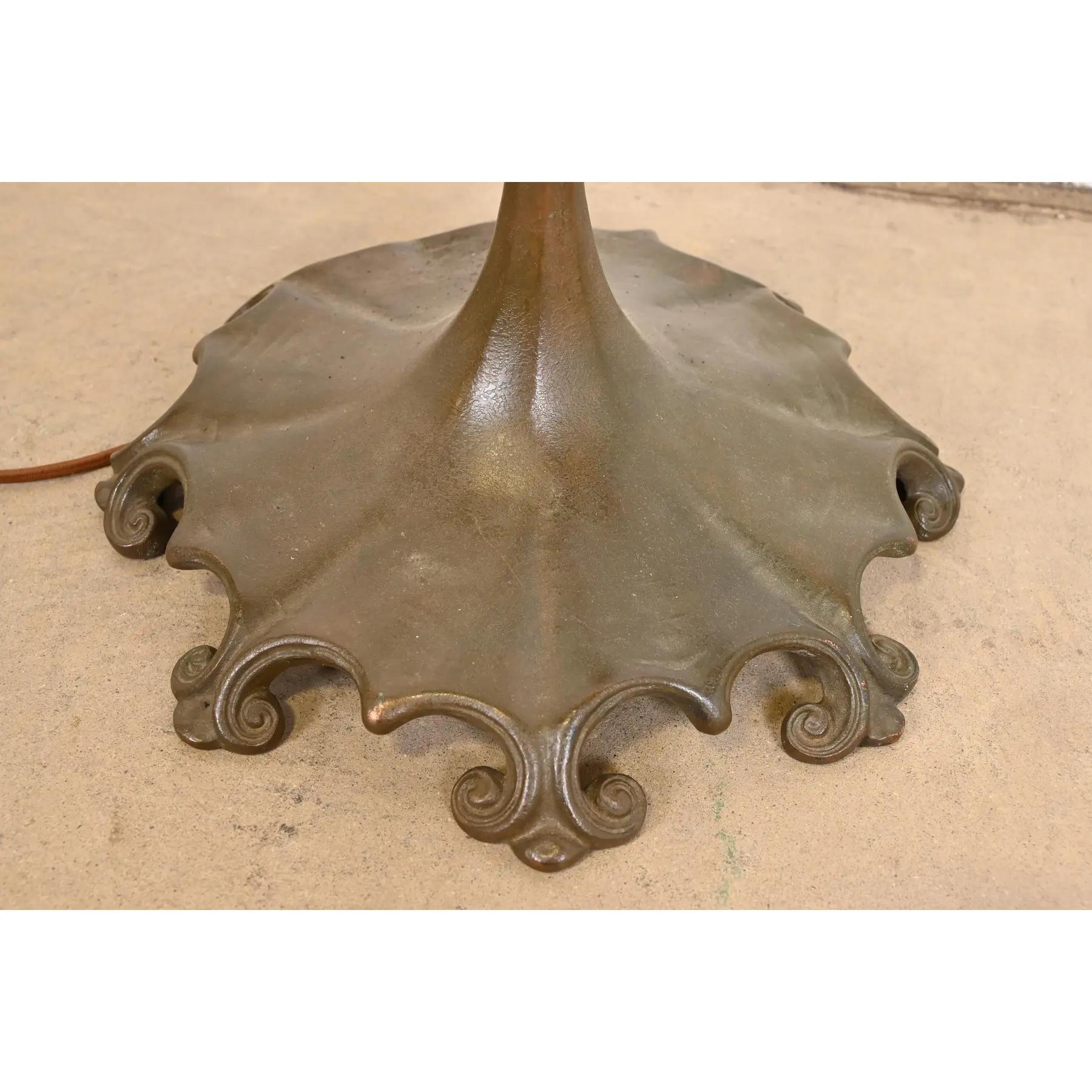 Tiffany Studios New York Bronze Bell Floor Lamp 5