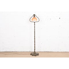 Tiffany Studios New York Bronze Bell Floor Lamp