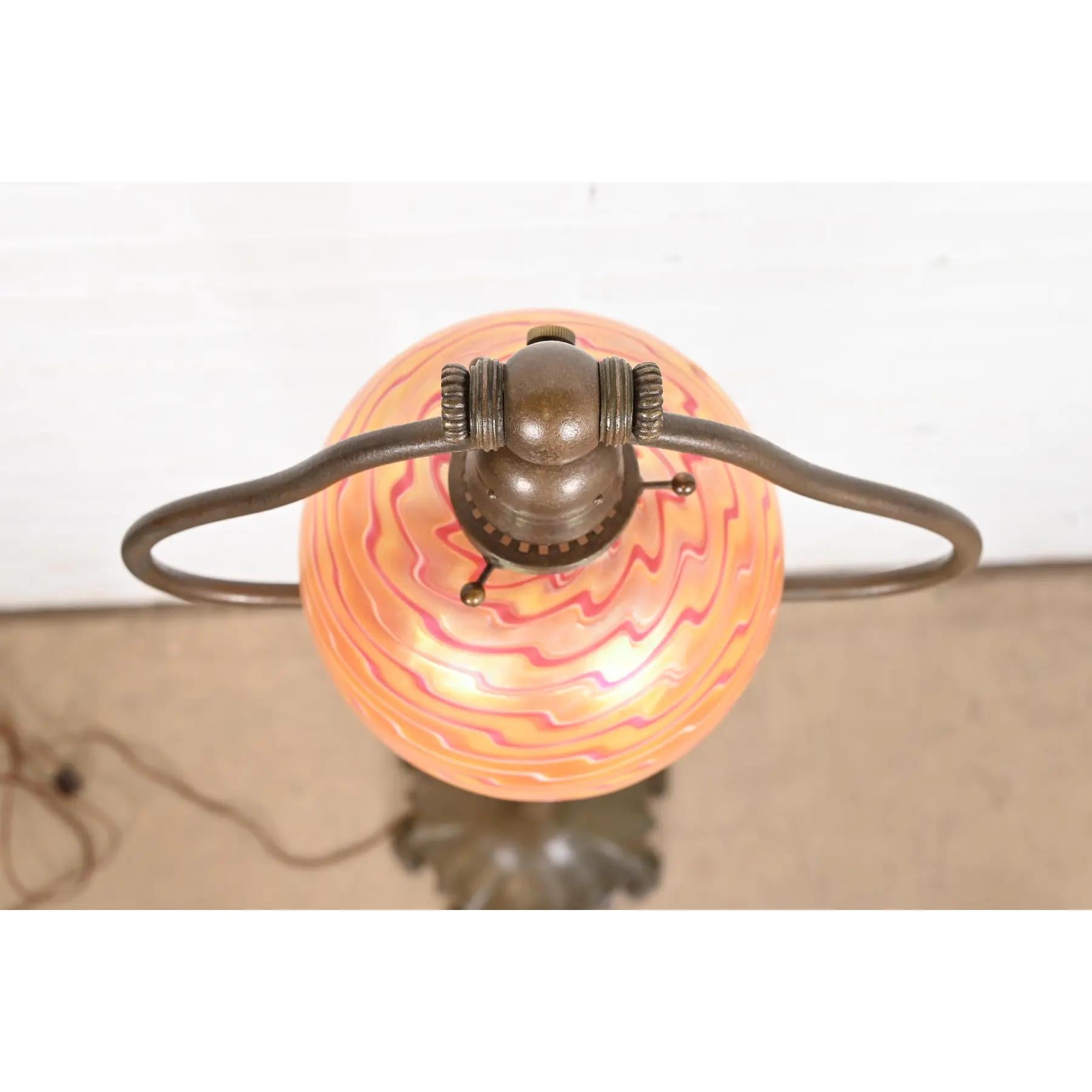 Tiffany Studios New York Bronze Bell Floor Lamp 3