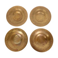 Tiffany Studios New York Bronze Schalen, Vierer-Set
