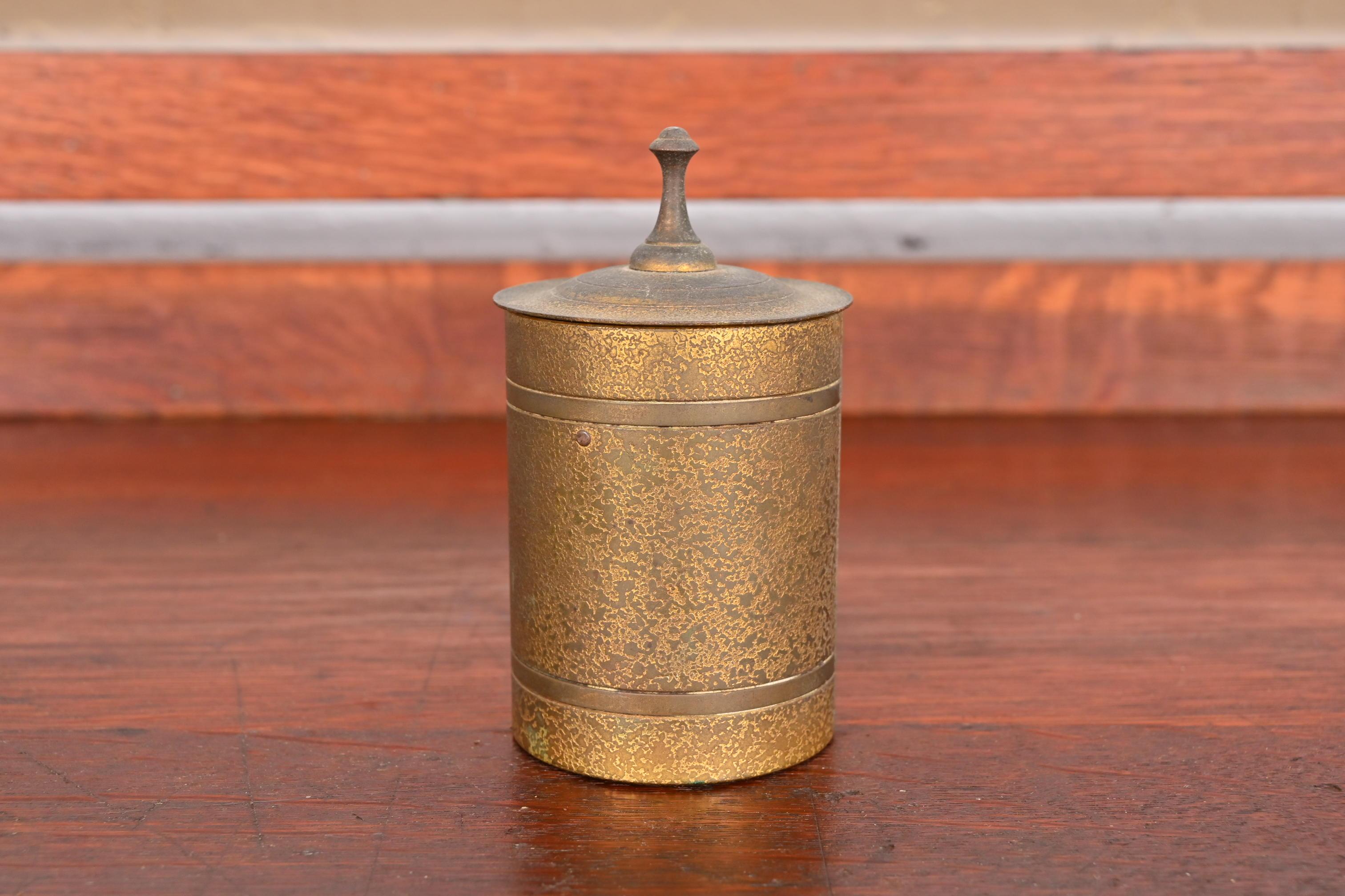 Tiffany Studios New York Bronze Cigarette Box, Circa 1910 6