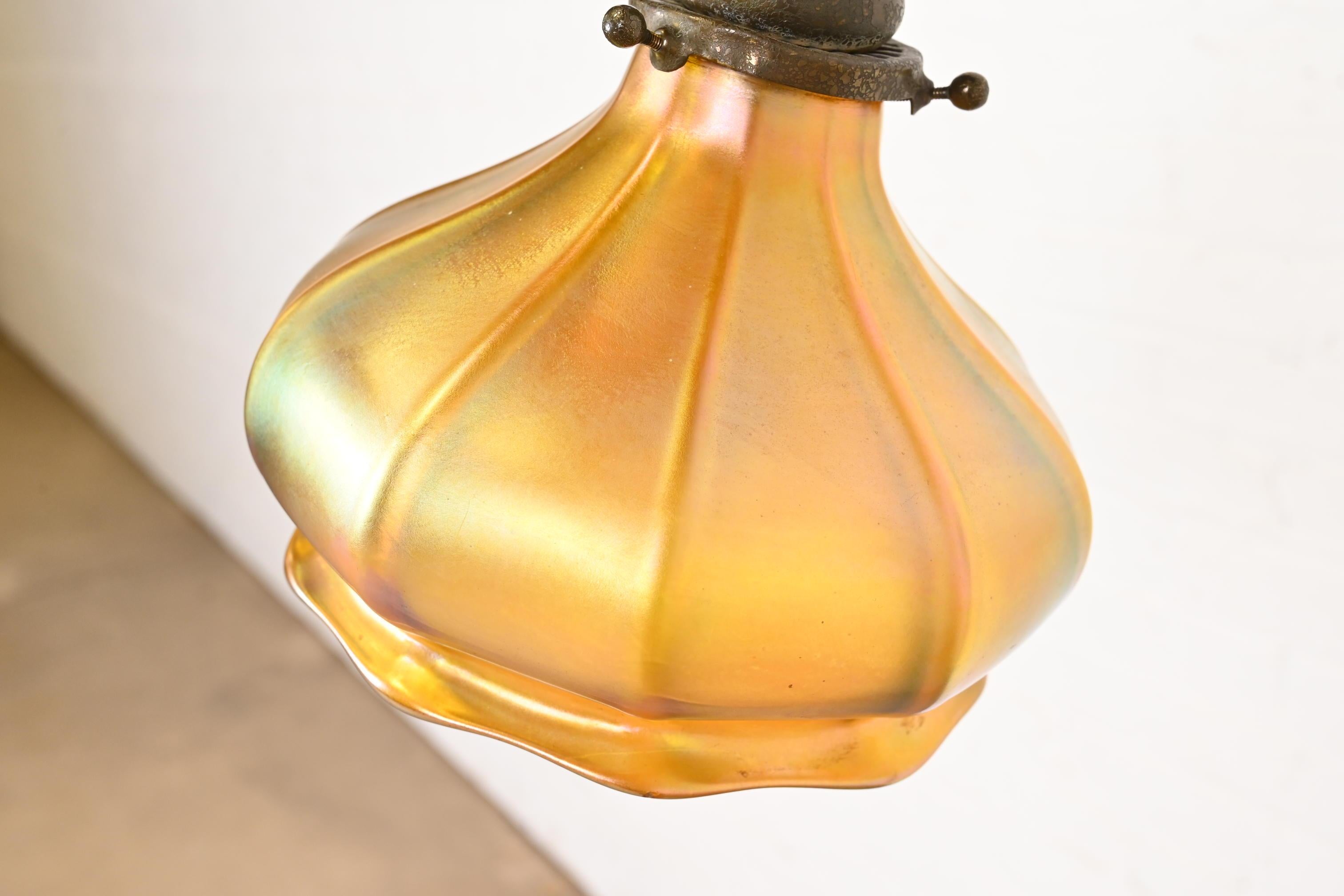 Tiffany Studios New York Bronze Counterbalance Floor Lamp, Circa 1910 7
