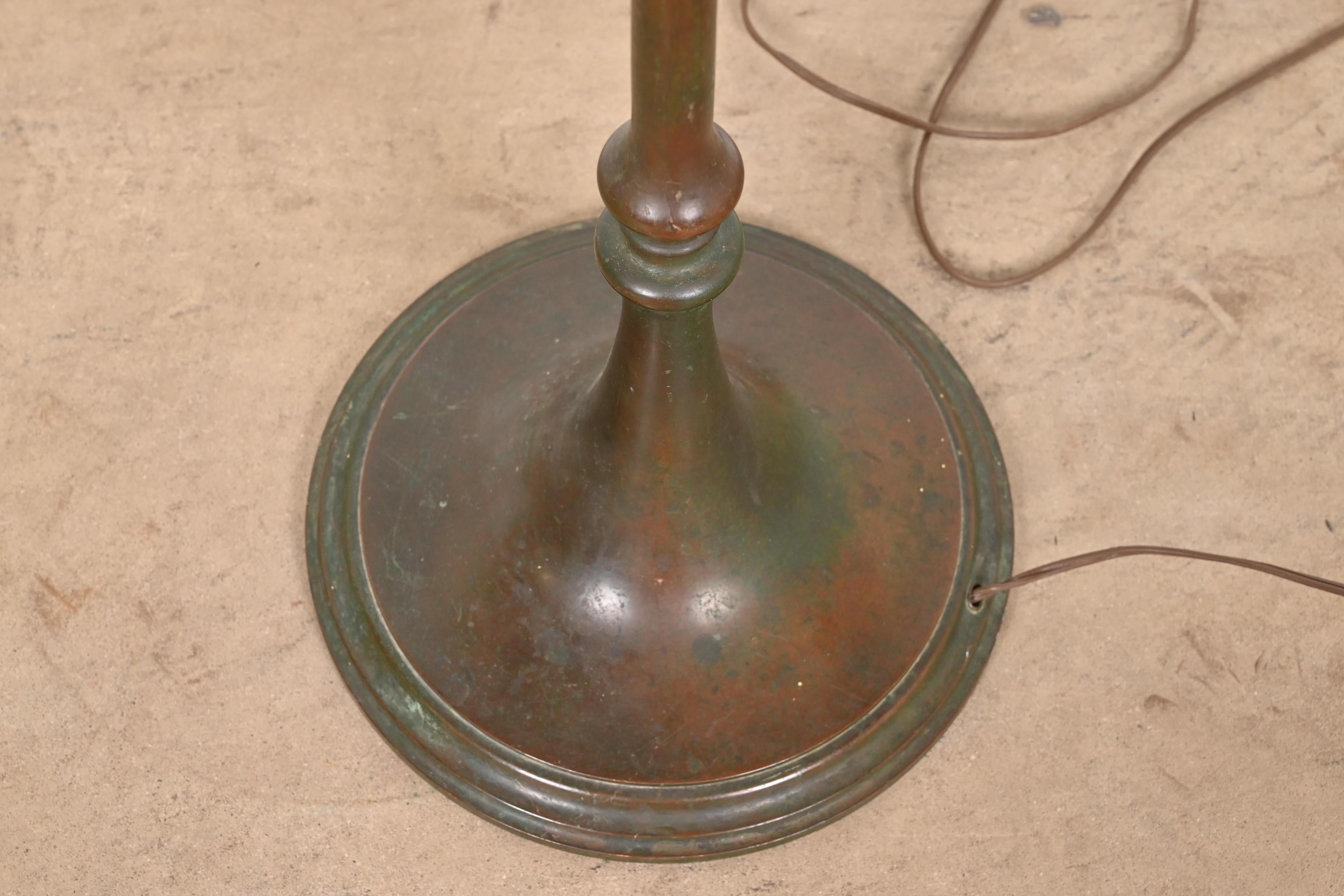 Lampadaire contrebalancé en bronze de Tiffany Studios New York, vers 1910 en vente 7