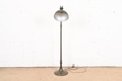 Tiffany Studios New York Bronze Counterbalance Floor Lamp, Circa 1910